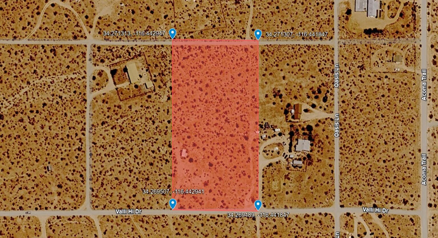 0 Valli Hi Dr, Landers, CA 92285