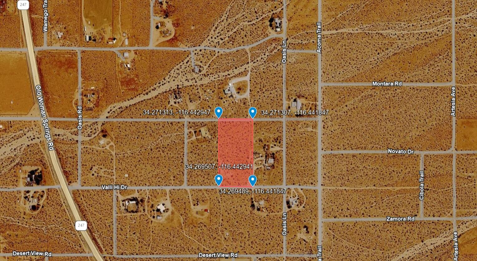 0 Valli Hi Dr, Landers, CA 92285