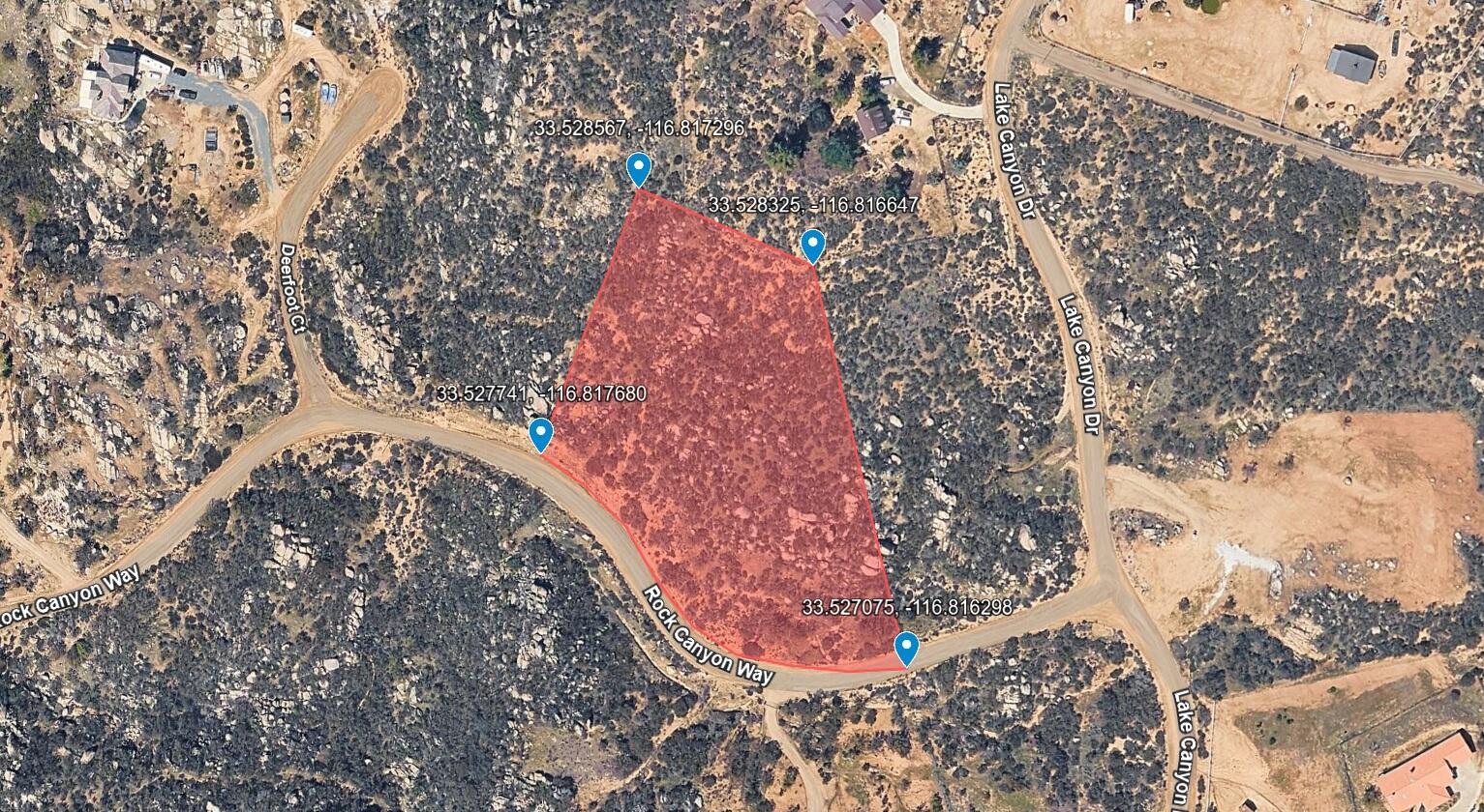 0 Rock Canyon Way, Aguanga, CA 92536