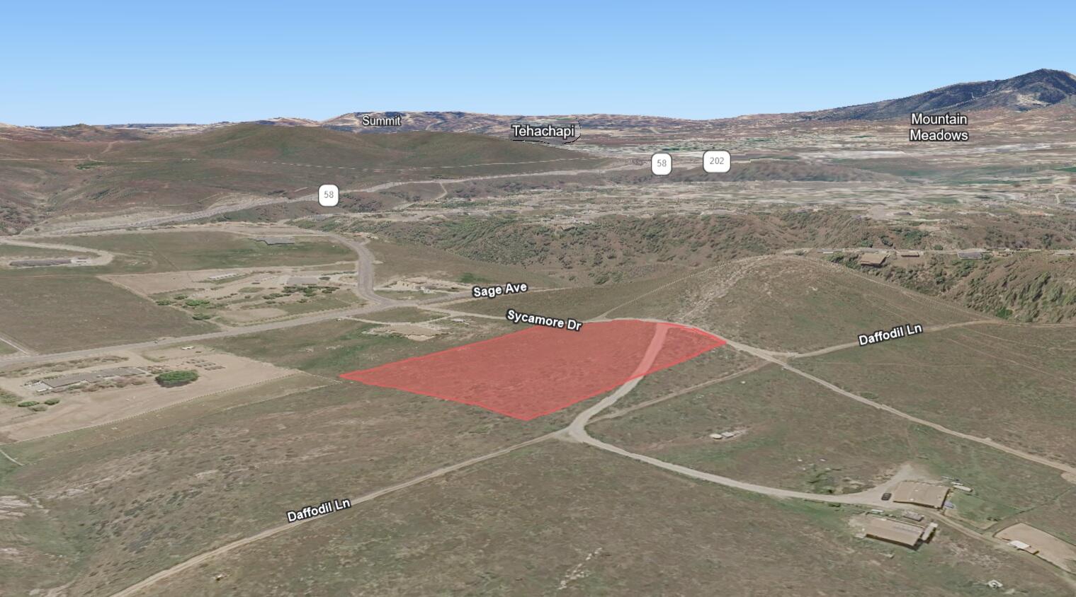 0 Sycamore Dr, Tehachapi, CA 93561