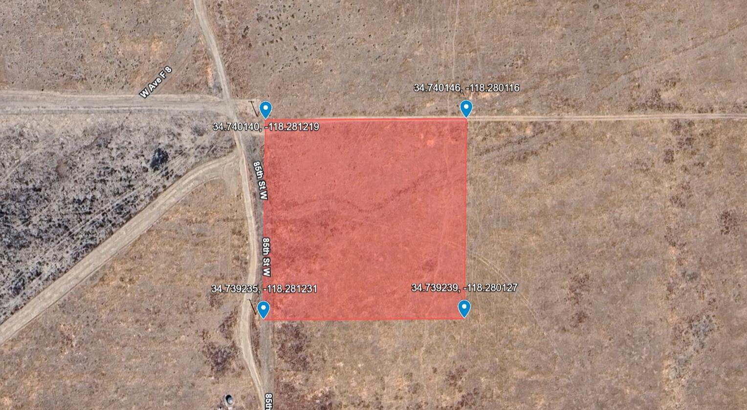 0 Cor Avenue F8 85 Stw., Antelope Acres, CA 93536