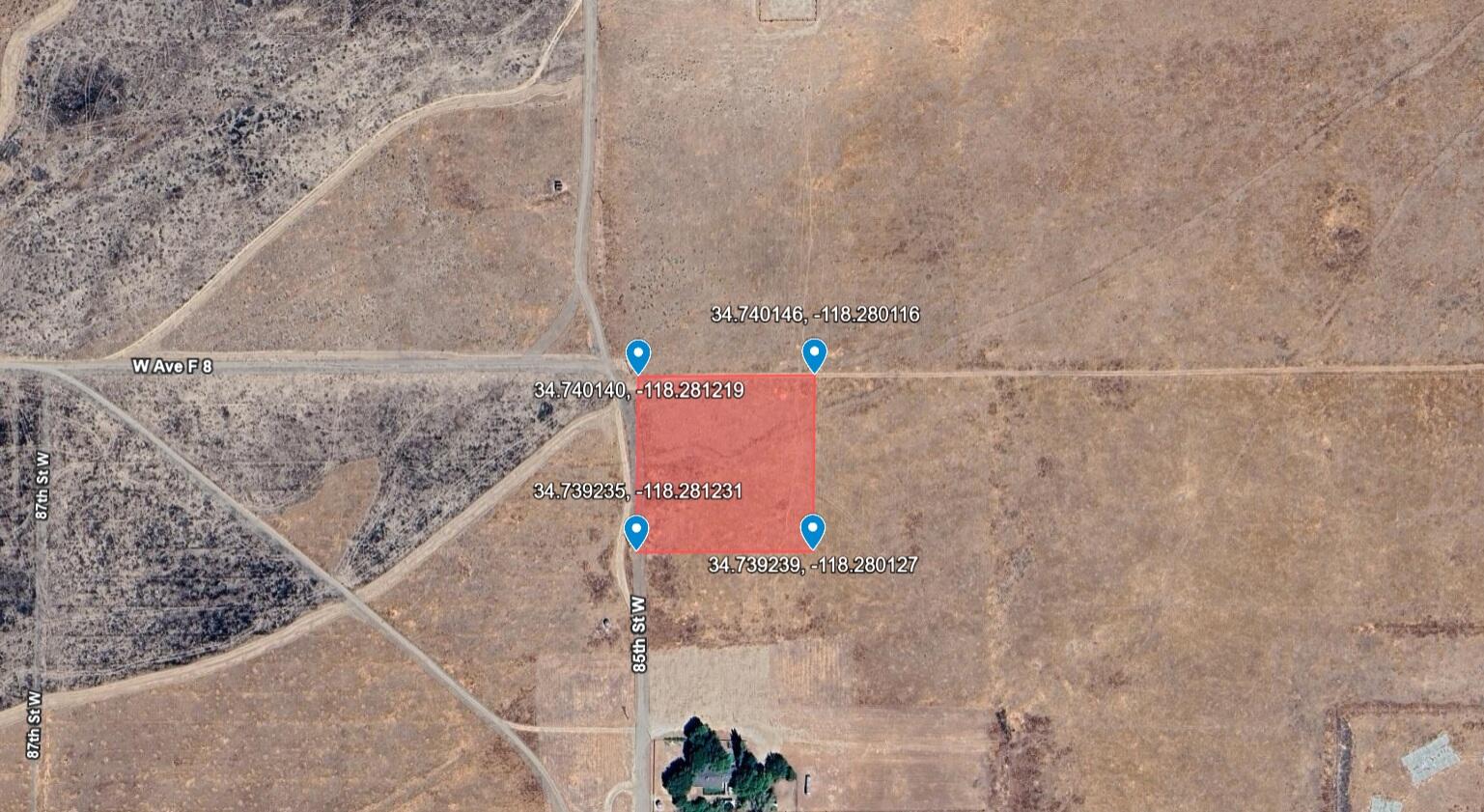 0 Cor Avenue F8 85 Stw., Antelope Acres, CA 93536