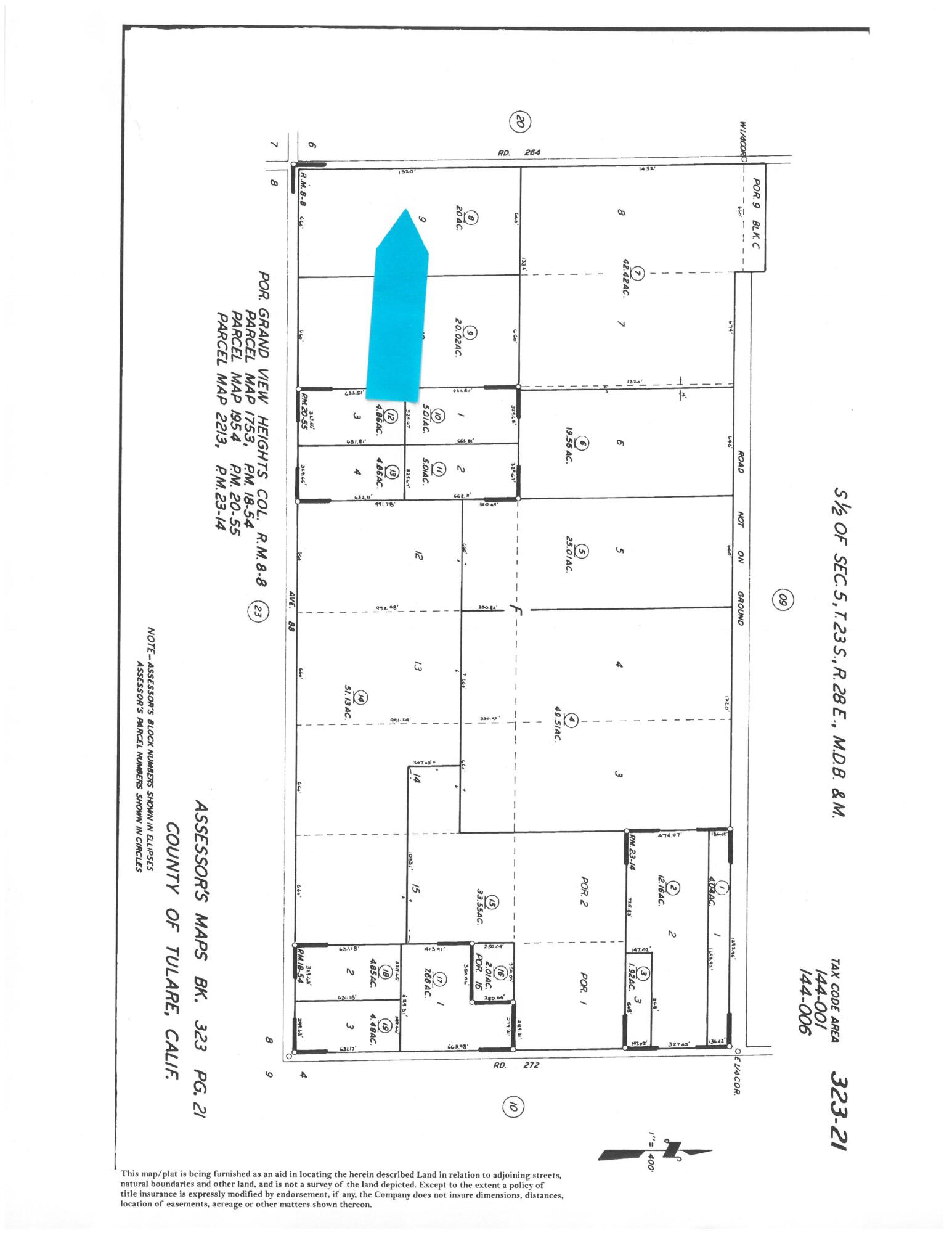 0 Ave 88 And Rd 264, Terra Bella, CA 93270