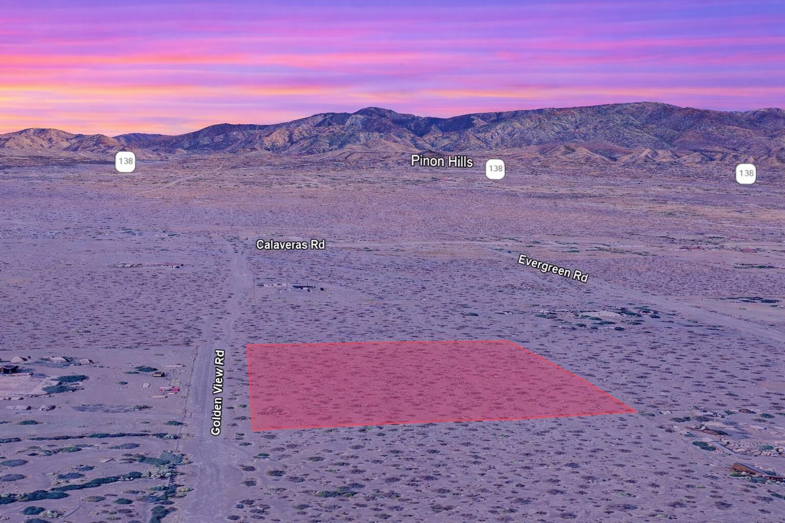 0 Golden View Rd, Pinon Hills, CA 92372