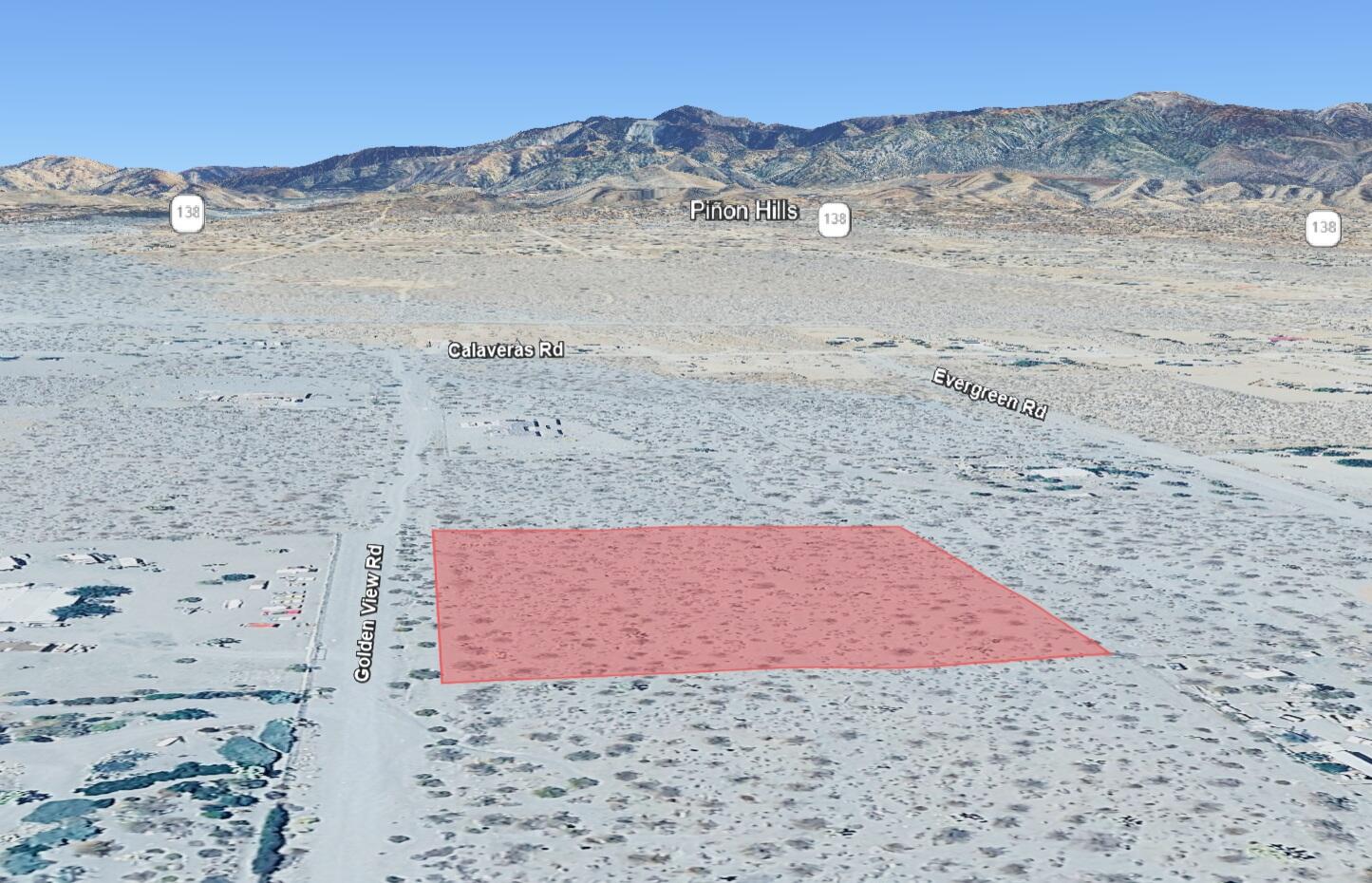 0 Golden View Rd, Pinon Hills, CA 92372