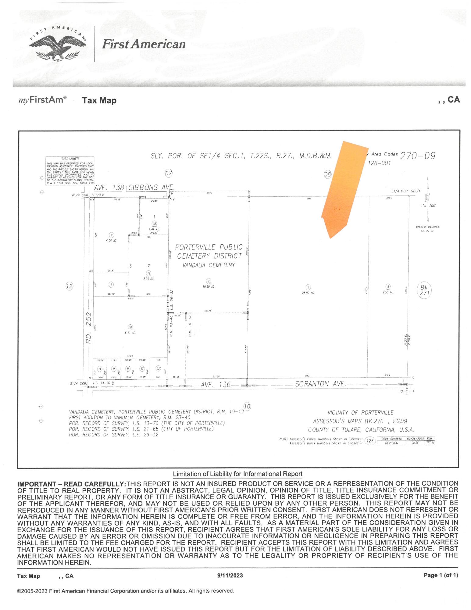 0 Scranton Ave, Porterville, CA 93257
