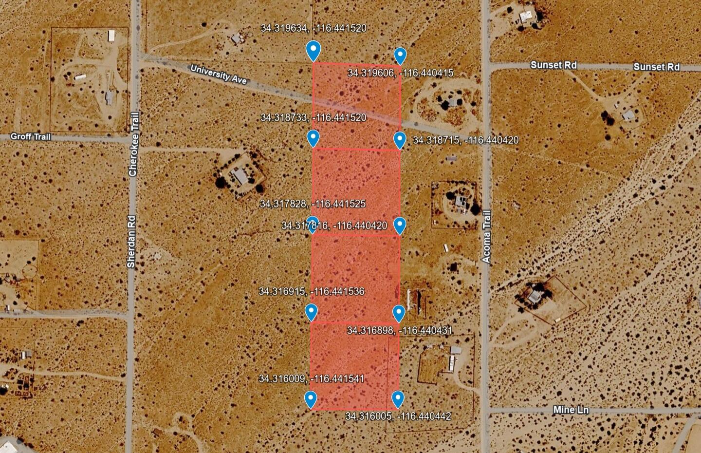 0 University Ave, Landers, CA 92285