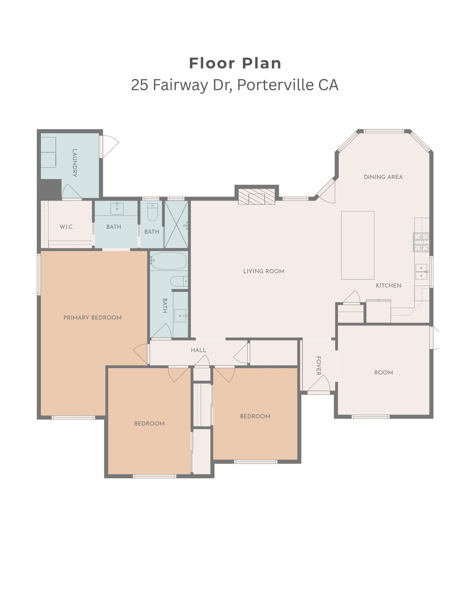 25 Fairway Dr, Porterville, CA 93257