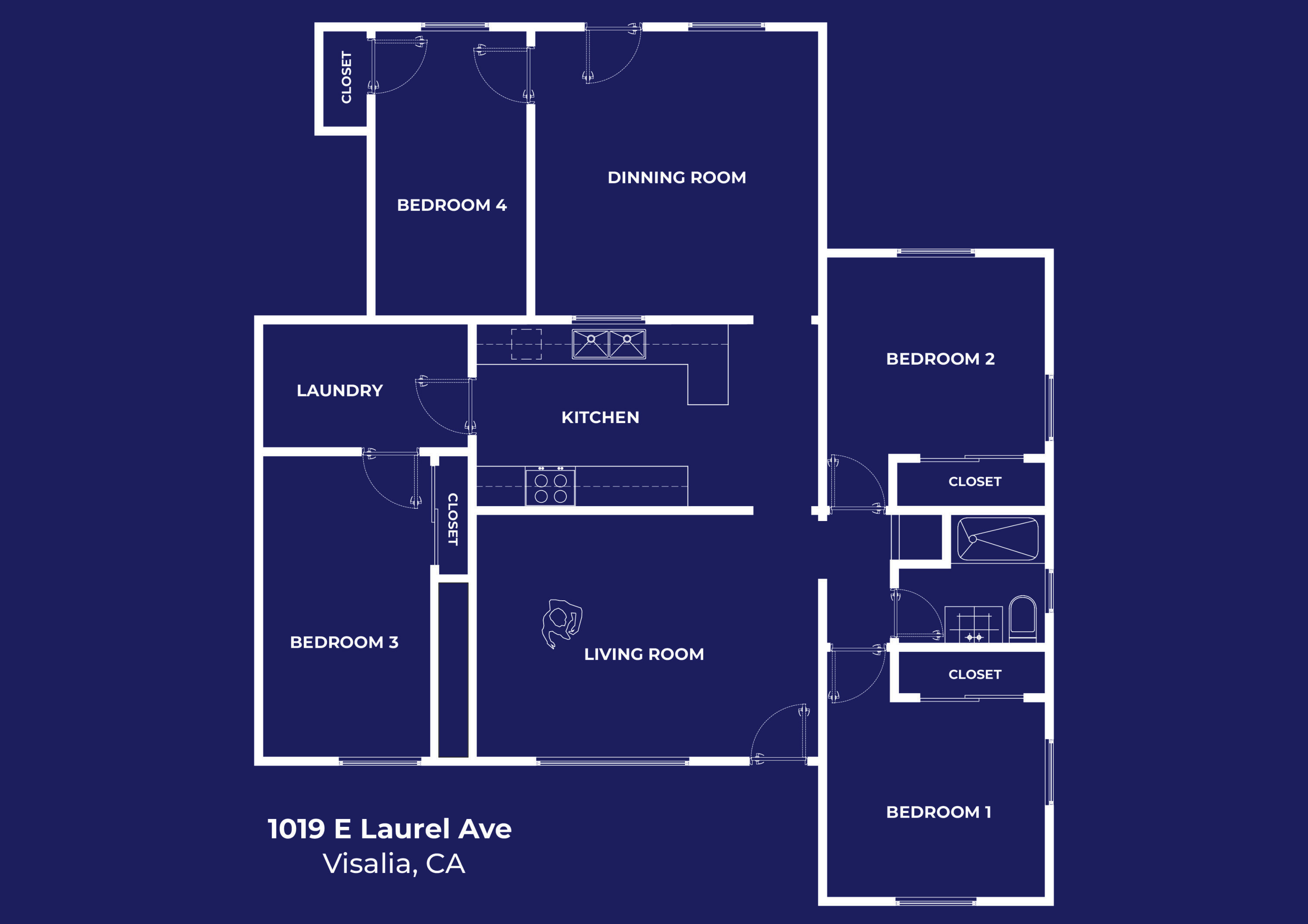 1019 E Laurel Ave, Visalia, CA 93292