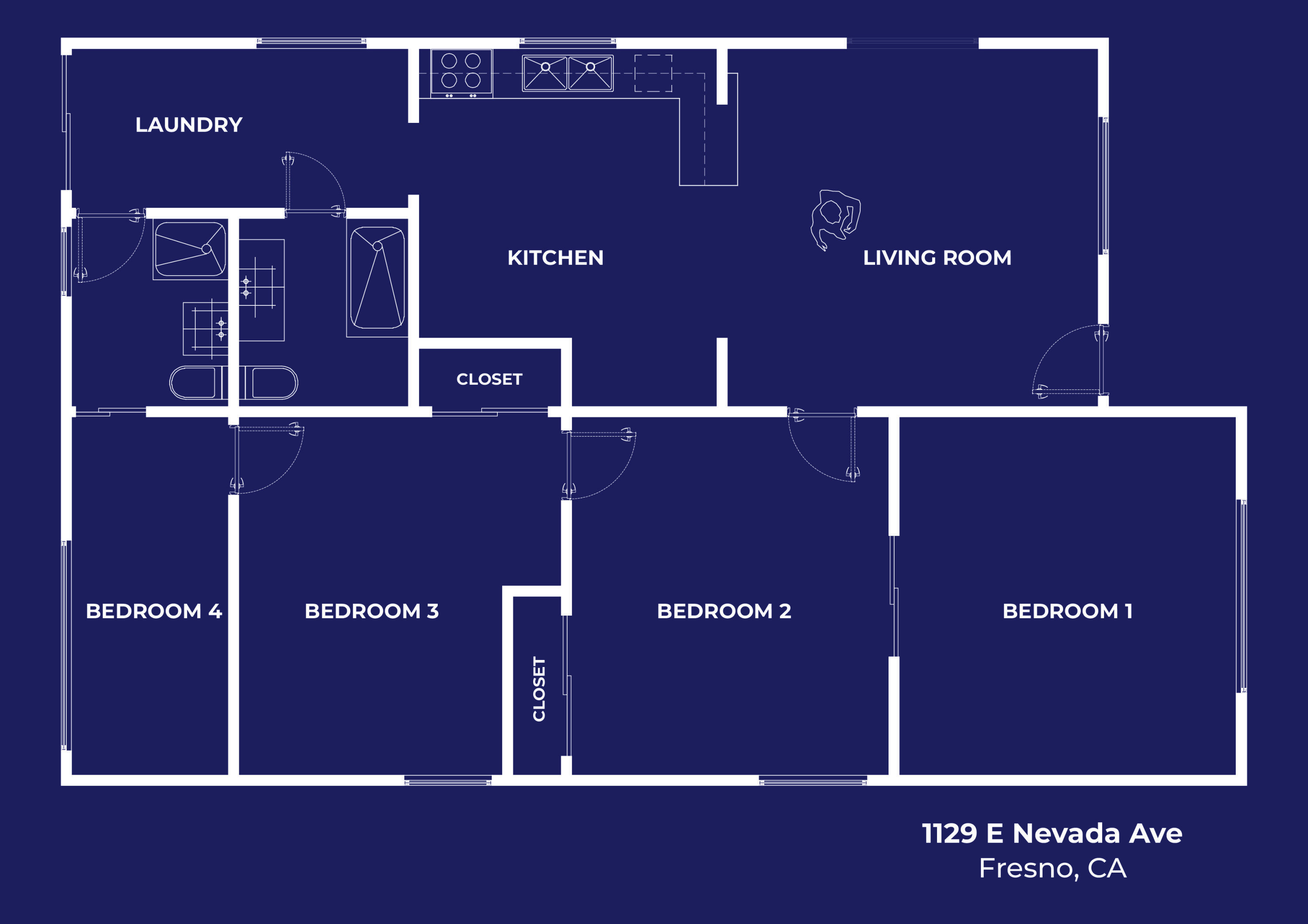 1129 E Nevada Ave, Fresno, CA 93701