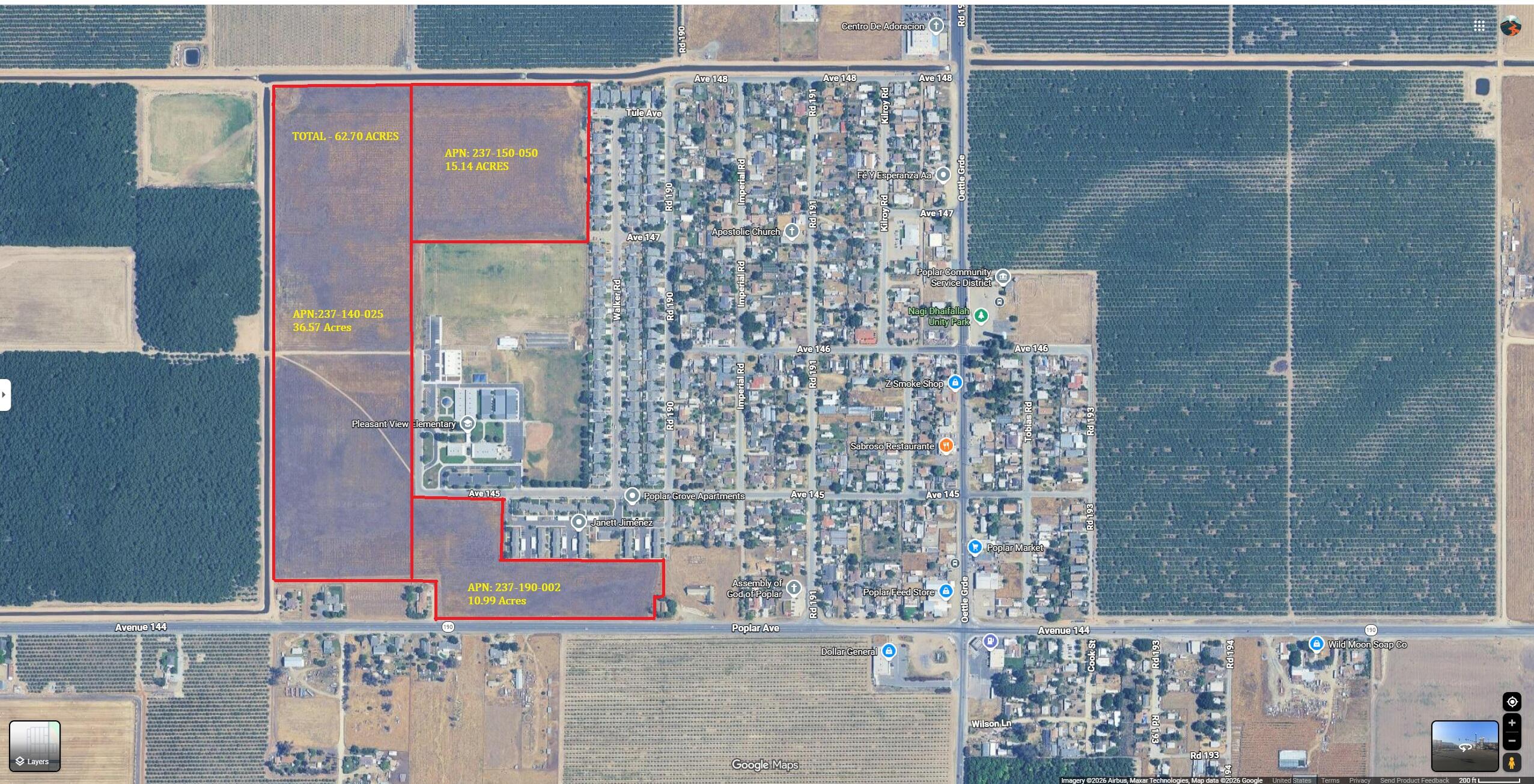0 Highway 190 Poplar, Porterville, CA 93257