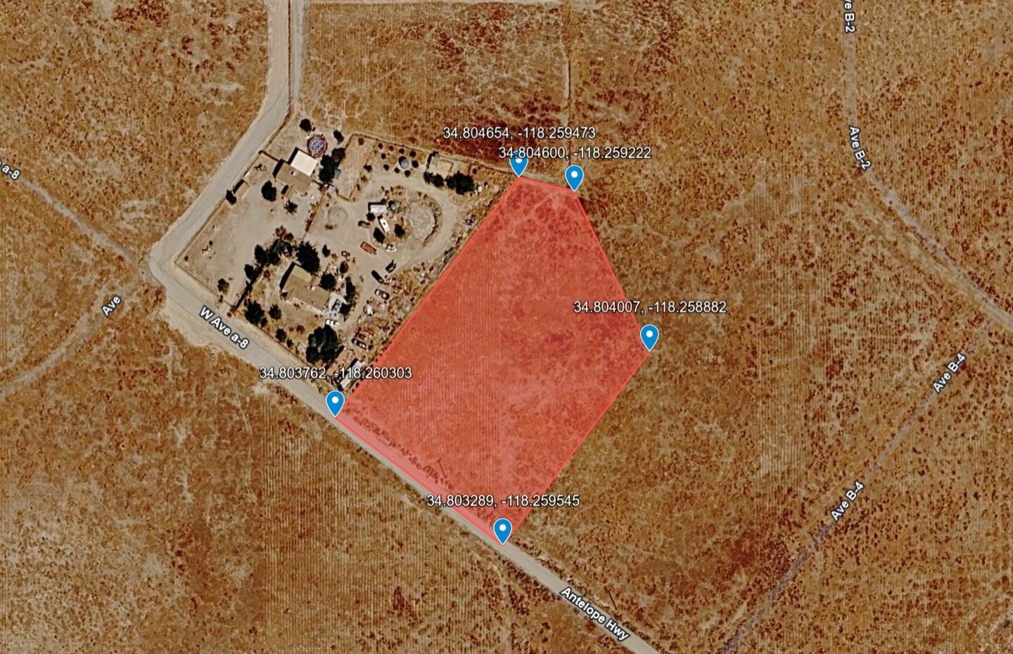0 A V Highway 73w Vic B Ave, Antelope Acres, CA 93536