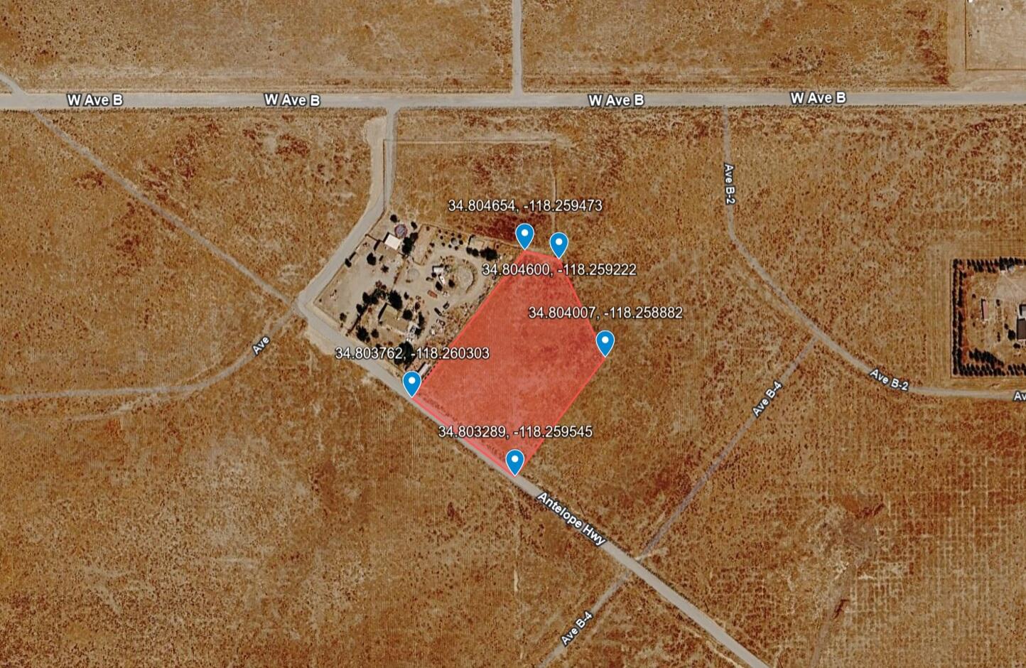 0 A V Highway 73w Vic B Ave, Antelope Acres, CA 93536