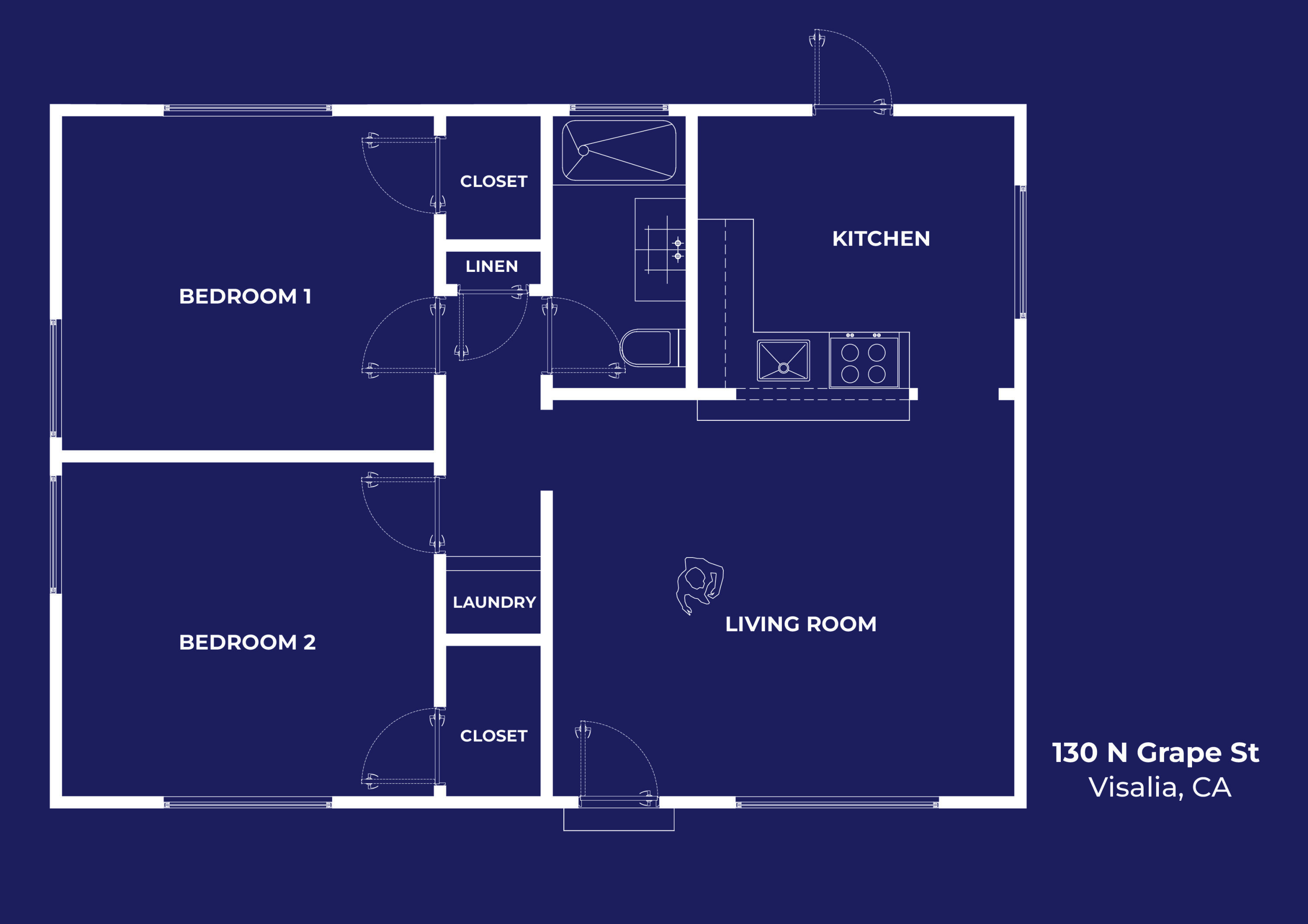 130 N Grape St, Visalia, CA 93291