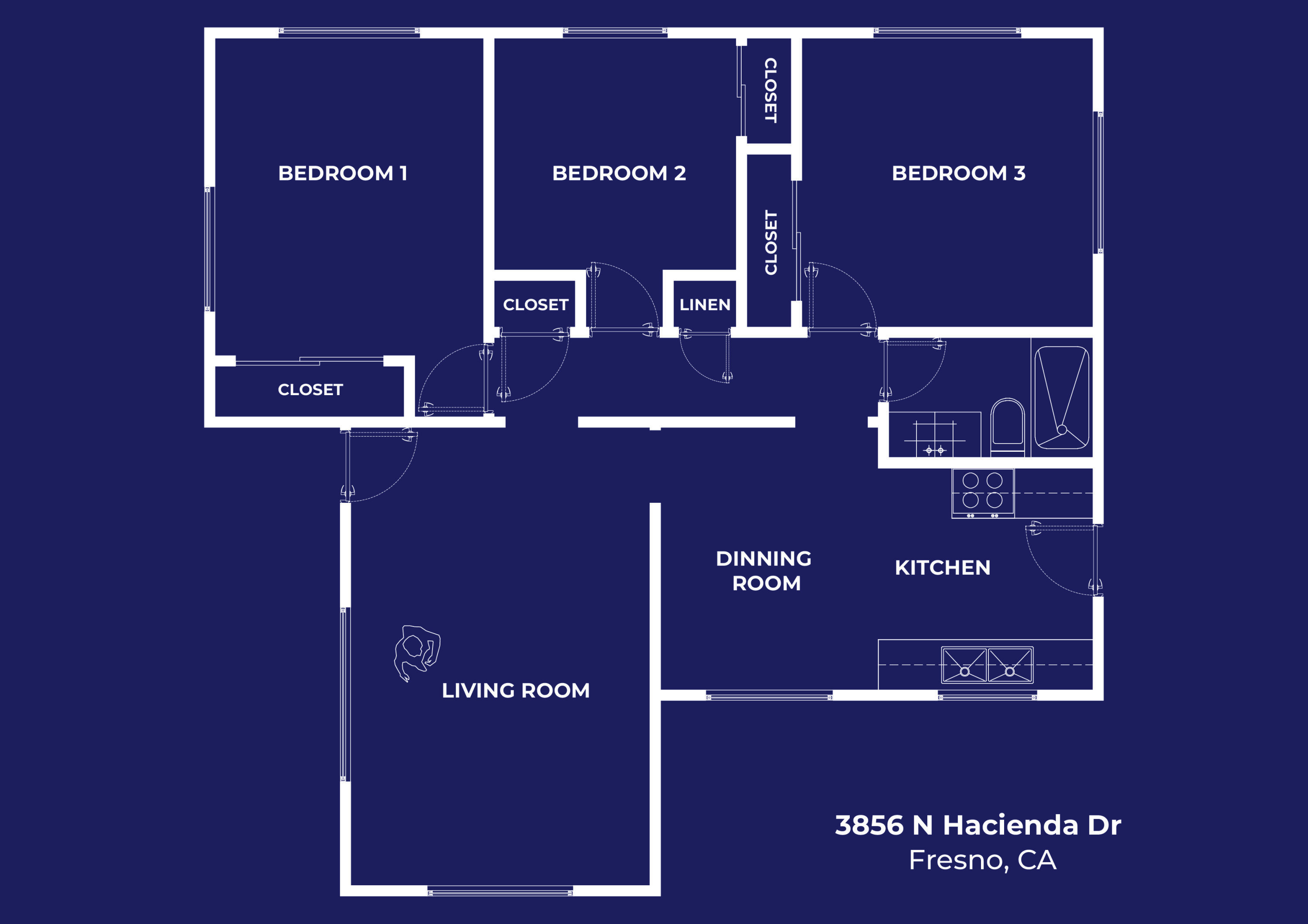 3856 N Hacienda Dr, Fresno, CA 93705