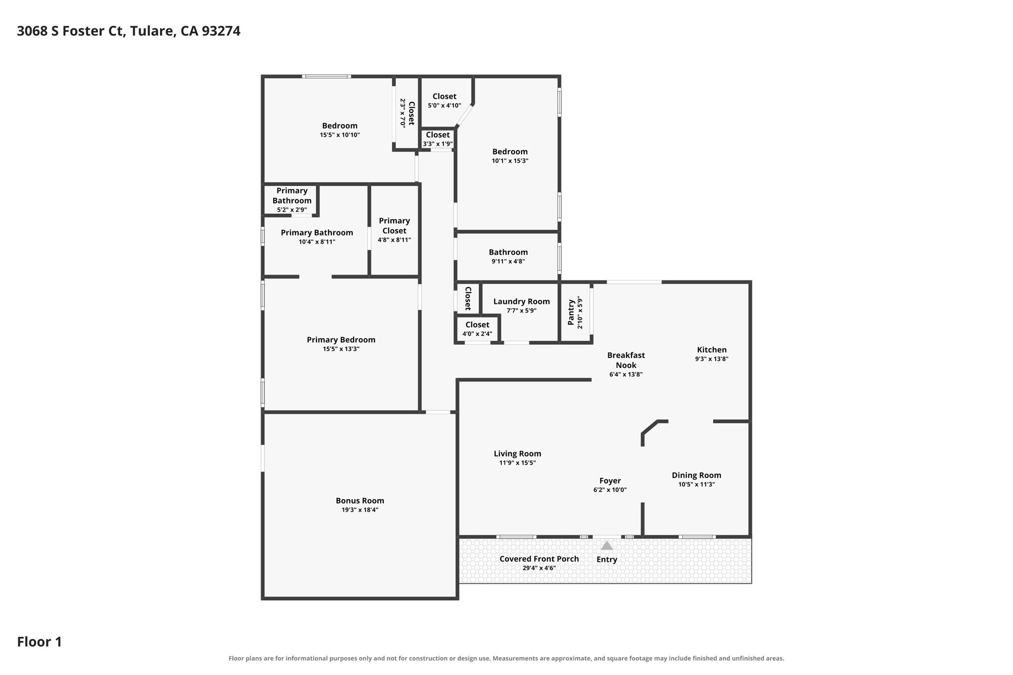 3068 S Foster Ct, Tulare, CA 93274